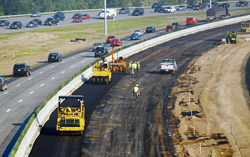 K-rails highway construction application